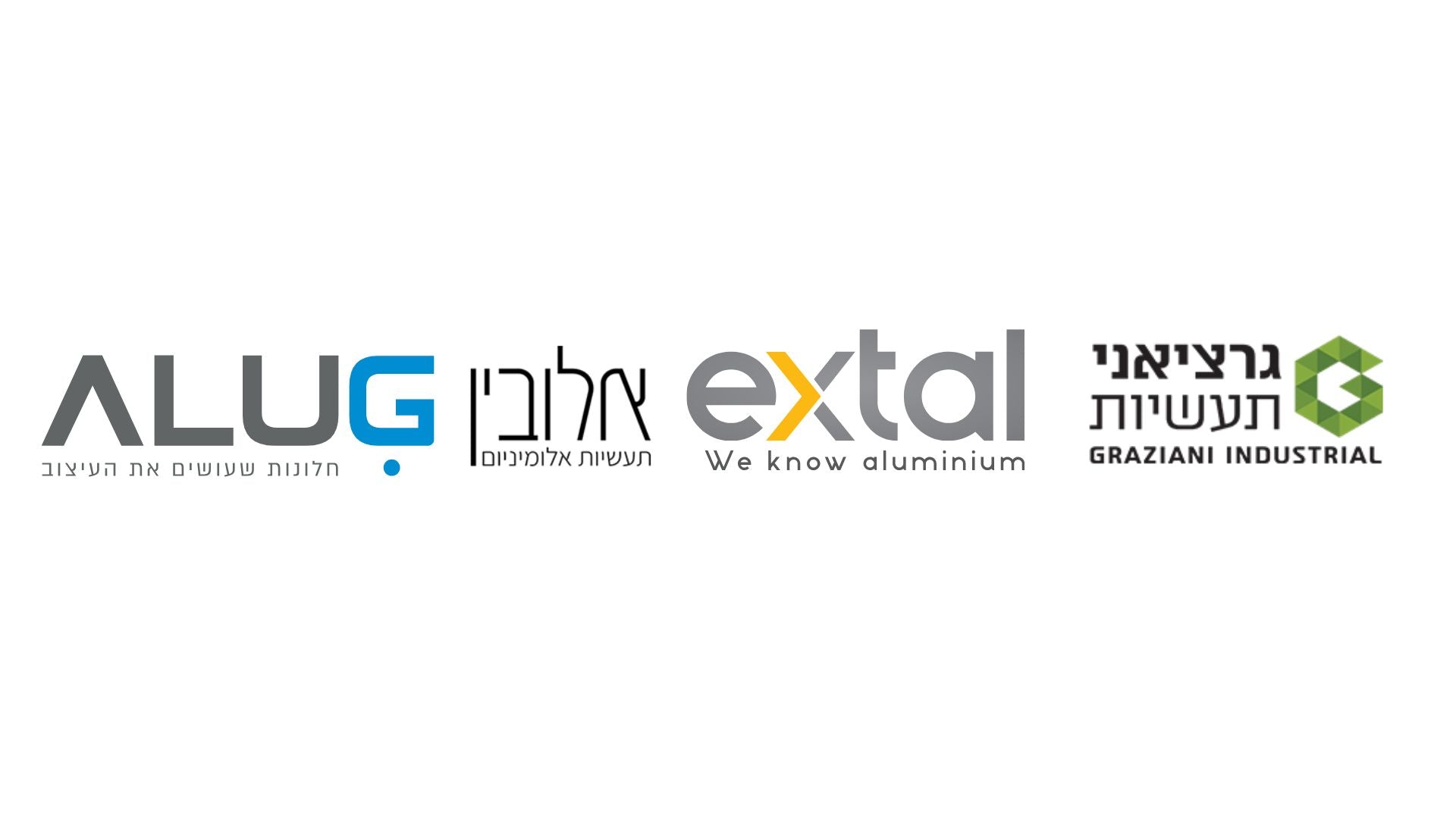 גרציאני תעשיות, אלובין אלומיניום, extal, ALUG